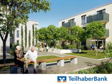 Helle und moderne Wohnung mit Balkon barrierefrei