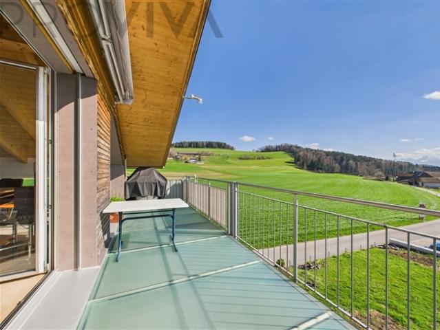 Helle und moderne Dachwohnung mit Alpenblick