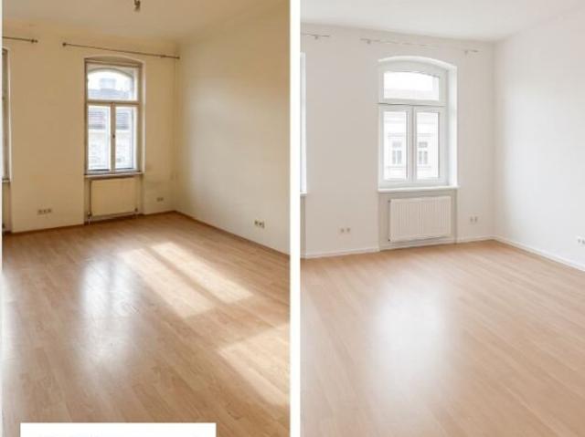 Helle Wohnträume bringen Sie frischen Glanz in diese charmante Altbauwohnung