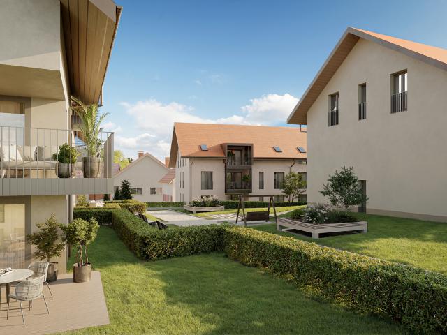 Helle Wohnung mit Terrasse und Dachboden