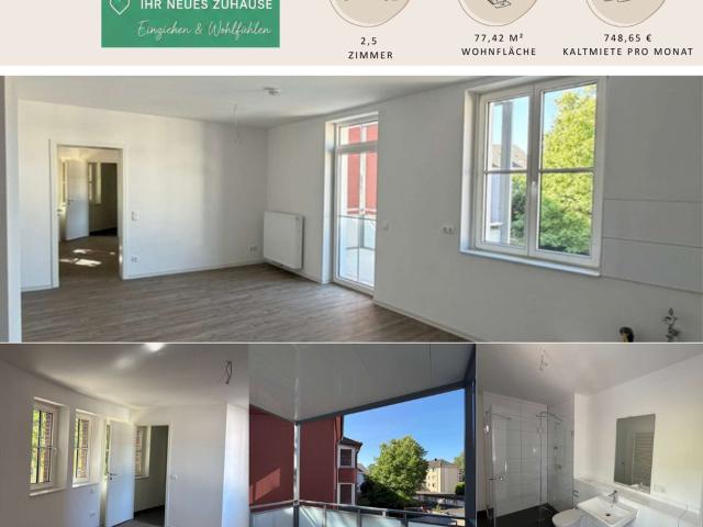 Helle Wohnung mit Balkon in historischem Gebäude Wohnung 6