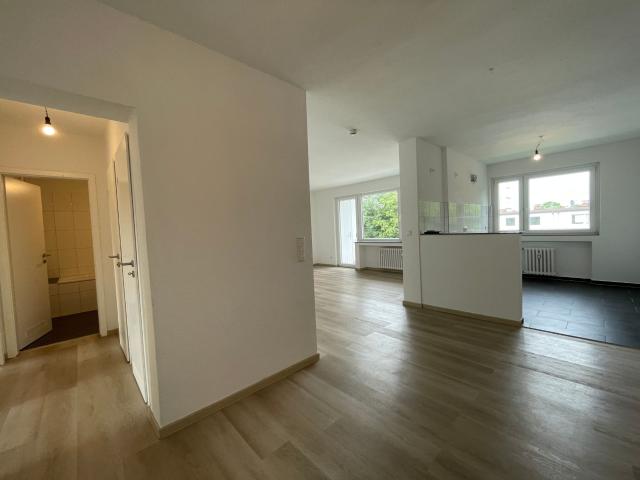 helle Wohnung mit Balkon und offener Küche