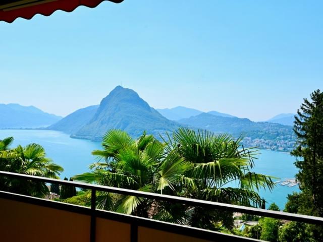 Ferienwohnung Helle Wohnung mit herrlichem Seeblick in Ruvigliana