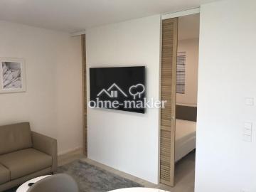 helle Wohnung mit Süd/West Ausrichtung, möbliert u. voll ausgestattet von Privat
