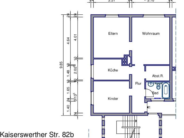 Helle Wohnung im Duisburger Süden