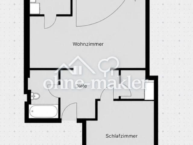 Helle Wohnung im grünen mit großem Sonnenbalkon