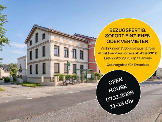 Helle, bezugsfertige 3 Zimmer Neubau Wohnung mit großem Wohnbereich & Balkon in Potsdam Bornim
