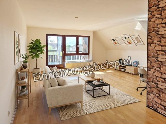 Helle Dachgeschosswohnung in unmittelbarer Nähe zur Öhringer Stadtmitte