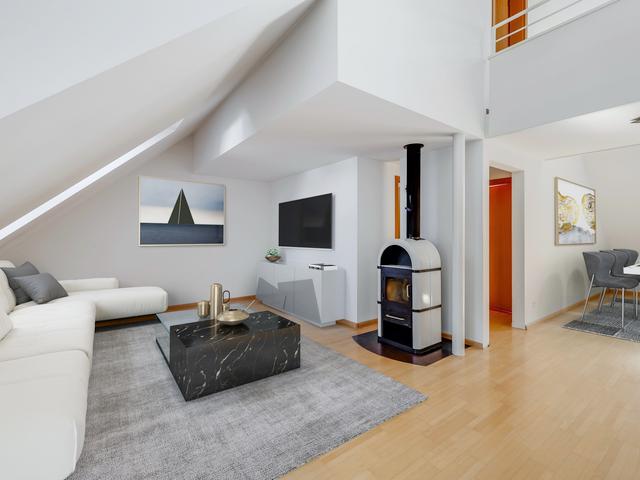HELLE DACHMAISONETTE MIT VIEL PLATZ UND RUHE