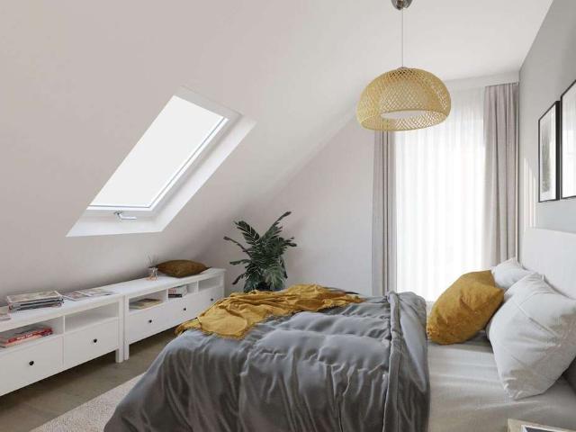 Helle Ferienwohnung im Dachgeschoss mit Balkon und Tiefgaragenstellplatz