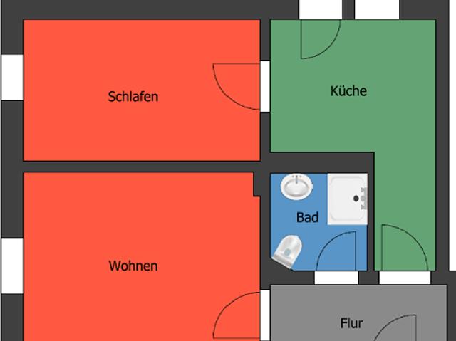 Helle, freundliche 2 RWE mit Balkon