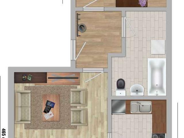 Helle, gepflegte 2 Raum Wohnung