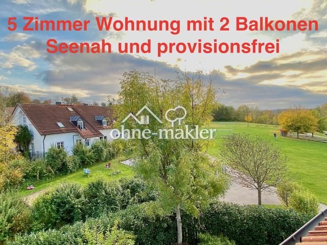helle, großzügige Wohnung mit Weitblick fußläufig zum Pilsensee