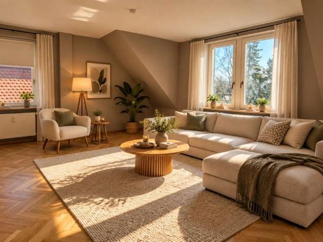 Helle Maisonettewohnung mit Südbalkon & Einbauküche – Ruhe & Raum auf zwei Etagen