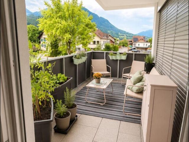 Helle neuwertige Wohnung mit großem Balkon in Frastanz ab 1. September 2026 zu vermieten