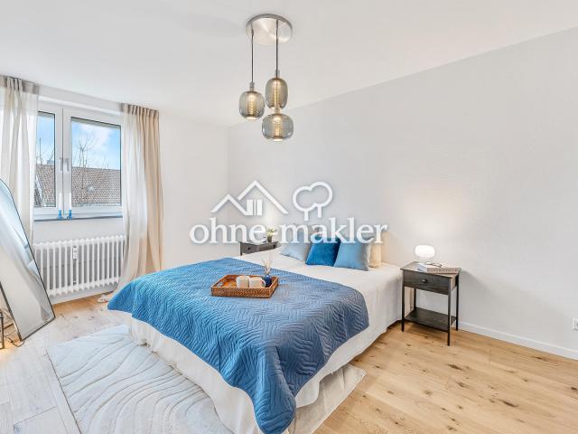 Helle, neu sanierte 3,5 Zi Wohnung mit Balkon *provisionsfrei