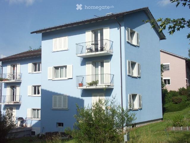 Helle, ruhige 3 Zimmer Wohnung. Balkon, Bächlein und Parkplatz inklusiv