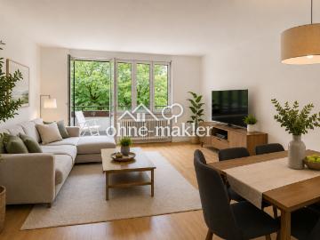 Helle, ruhige 4‑Zimmer‑Penthouse‑Wohnung mit Balkon im Sonnenpark – Bogenhausen