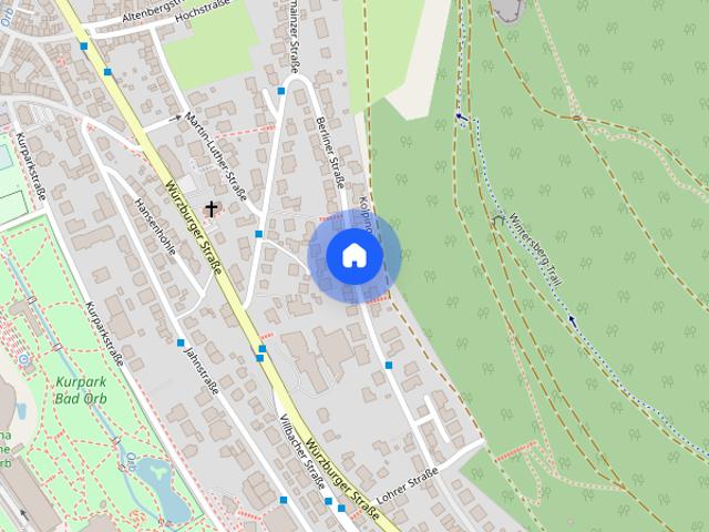 Helle, schöne 1 Zi Whg. mit EBK und Waschm. nahe Kurpark per sofort zu vermieten