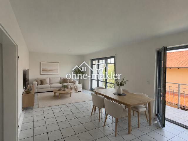 Helle sanierte 2 Zimmer Wohnung mit Balkon in Weiler bei Bingen