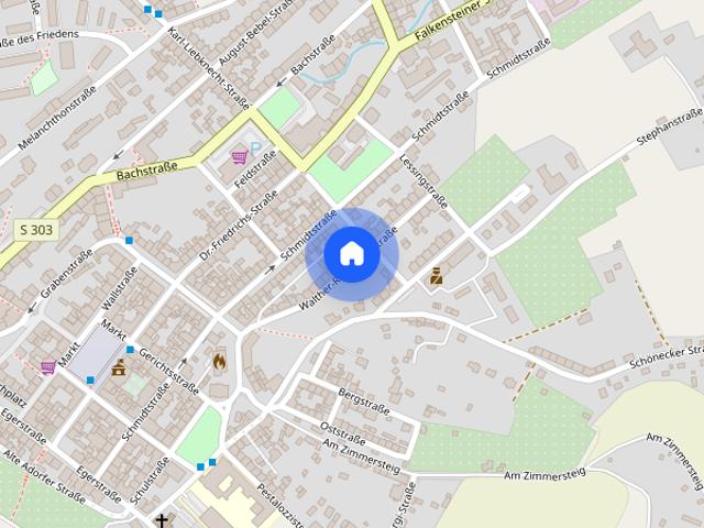 Helle Singlewohnung in Oelsnitz