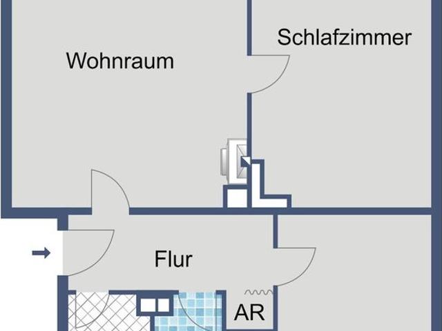 Heller Wohnbereich lädt zum Verweilen ein!