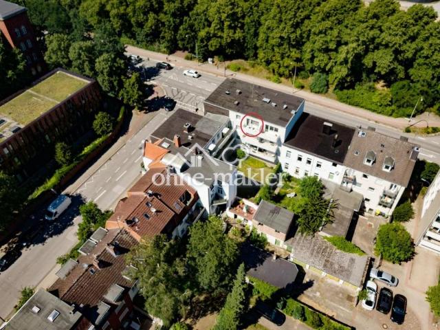 Helles 1,5 Zi Appartment nahe der TU Hamburg mit Balkon