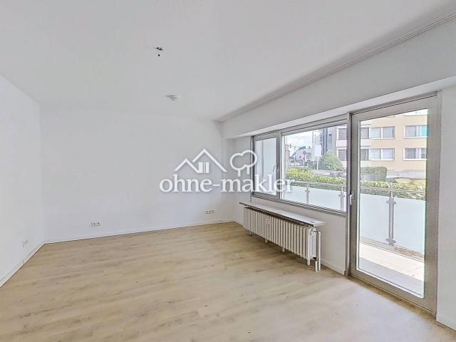 Helles 1 Zimmer Apartment mit Balkon im Hochparterre in Ratingen