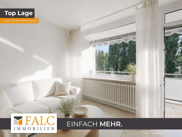 Helles 1 Zimmer Apartment mit großem Südwestbalkon in Köln Sülz – Erbbaurecht
