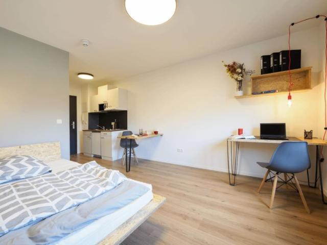 Helles 1 Zimmer Apartment in Bonn Auerberg – 22 m2, Einbauküche, ab 01.11.2026, Warmmiete: 820 €