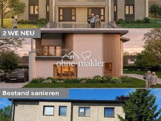 Helles, großes Grundstück mit Potenzial im Süden von Berlin: Doppelhaus, 2 WE oder Bestand sanieren
