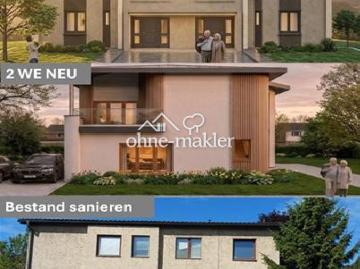 Helles, großes Grundstück mit Potenzial im Süden von Berlin: Doppelhaus, 2 WE oder Bestand sanieren