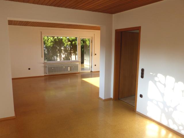 Heppenheim, geräumige 4,5 ZKB Erdgeschosswohnung mit West Terrasse, Garten und Garage