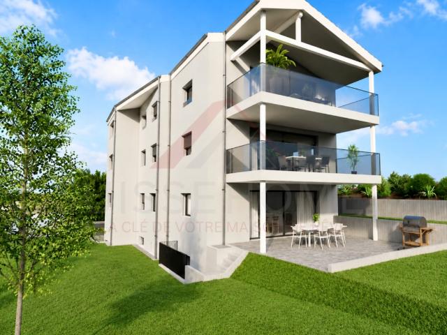 Hervorragende neue 4,5 Zimmer Wohnung auf dem Dachboden mit großem südausgerichtetem Balkon in Farvagny le Grand