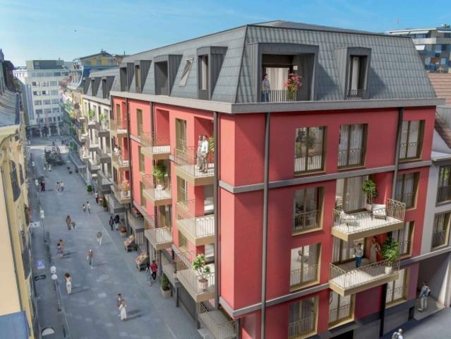 Hervorragende neue 4,5 Zimmer Wohnung in Corner Südost, 98 m² + Balkon