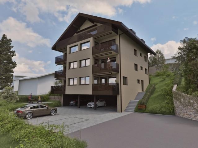 Hervorragende neue Dachgeschosswohnung von 41/2 im Dachgeschoss mit Balkon und freiem Blick