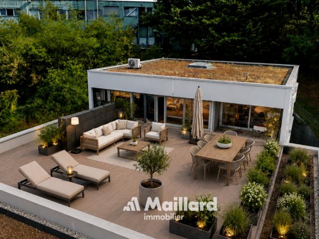 Hervorragendes, zeitgenössisches Penthouse mit einer privaten Terrasse von mehr als 100 m²