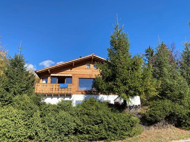 Hervorragendes Chalet in Ovronnaz mit Schwimmbad und Panoramablick auf die Alpen