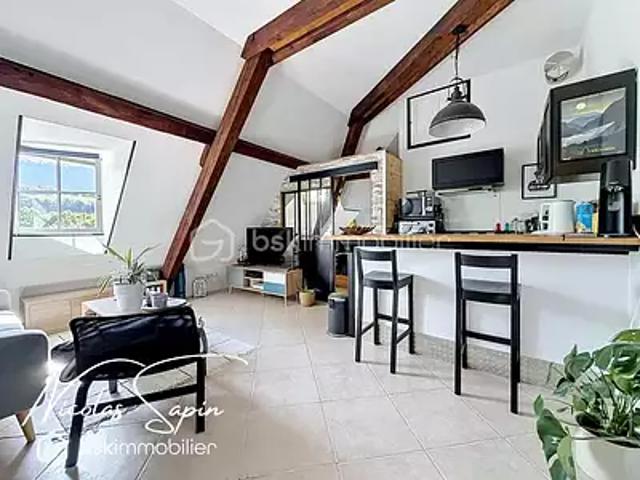 Herbeys 38320 Achat / Vente appartement 2 pièces t2 au dernier étage cave