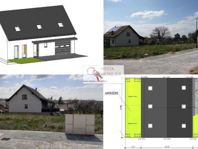 Herbitzheim Maison neuve 115 m2 avec garage VEFA