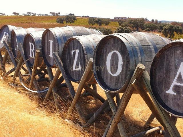 Herdades com produção Vinho, com 157,3ha situada em Terrugem, concelho de Elvas