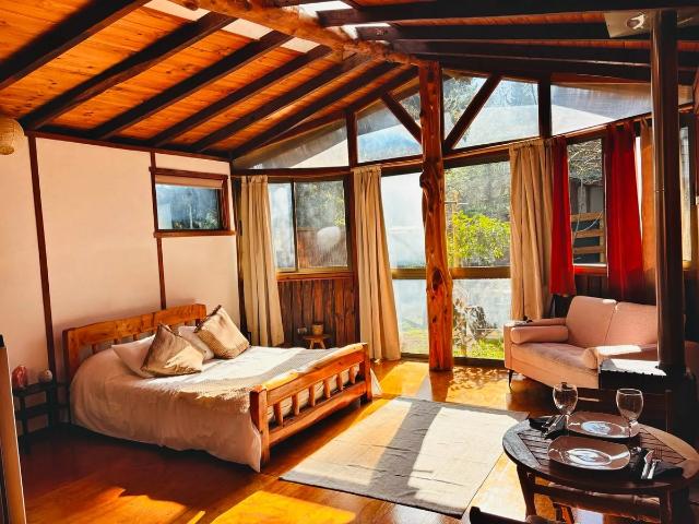 Hermosa cabaña en comunidad ecológica de los pinos reñaca