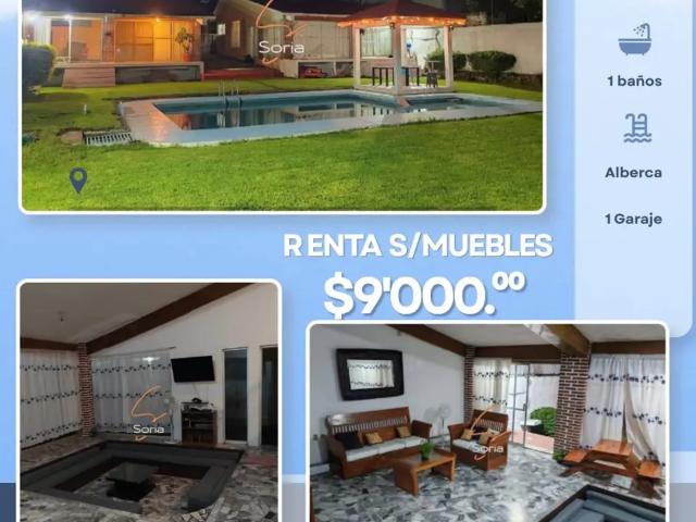 Hermosa Casa en Renta Brisas de Cuautla