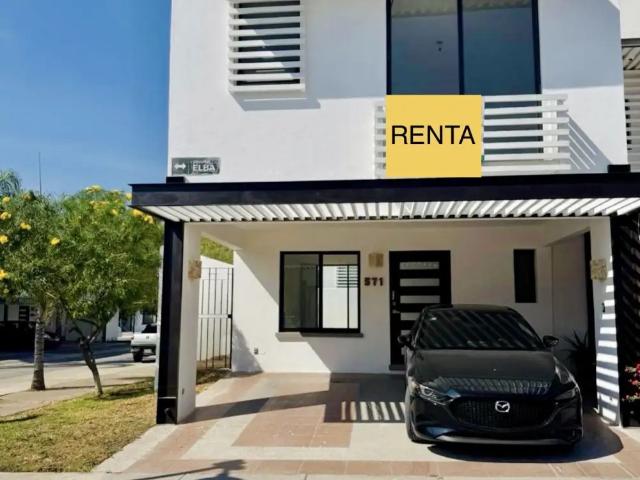 Hermosa casa en renta en ámberes residencial | en esquina co