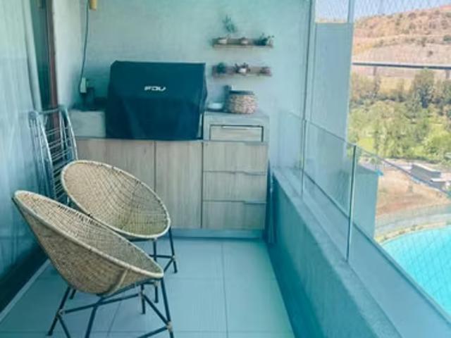 Hermoso Departamento con vista despejada | 2 dormitorios por 6900.00 en Huechuraba