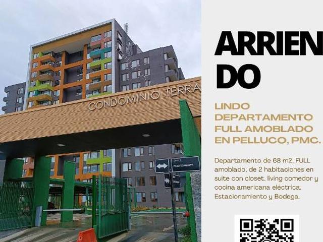 HERMOSO DEPARTAMENTO FULL EQUIPADO EN PELLUCO PMC