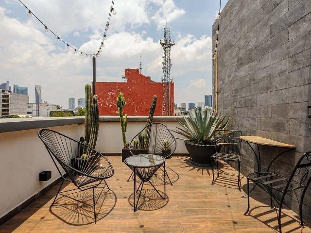 HERMOSO LOFT AMUEBLADO EN RENTA EN COLONIA ROMA