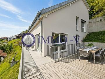 Herrlicher Blick auf den Genfersee, ideal für eine Familie