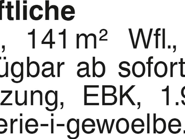 Herrschaftliche Wohnung