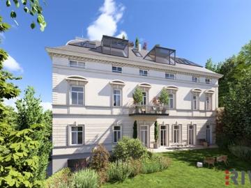 Herrschaftliche Villa in ruhiger Lage | Private Gartenwohnung mit ca. 4,40 m Raumhöhe | sanierungsbedürftig | Parkplatz | U Bahnnähe